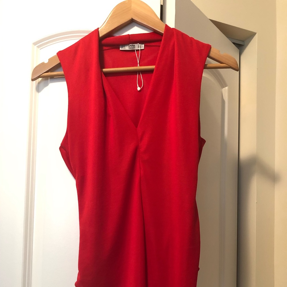 Red bodysuit